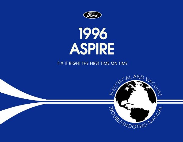 1996 Ford Aspire Wiring Diagrams Manual
