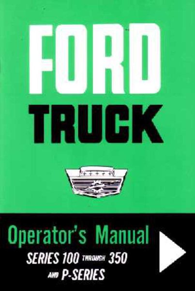 1964 Ford F-100, F-250, F-350 Truck Owner's Manual