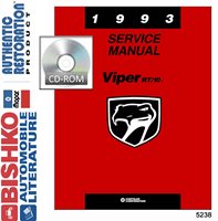 1993 DODGE VIPER Body, Chassis & Electrical Service Manual sample image