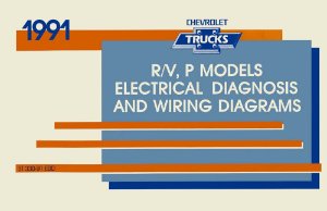 1991 Chevrolet Truck R, V & P Chassis Wiring Diagrams Manual