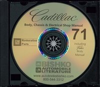 1971 CADILLAC Body, Chassis & Electrical Service Manual sample image