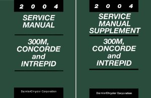 2004 Chrysler 300M, Concorde, Dodge Intrepid Factory Shop Service Manual