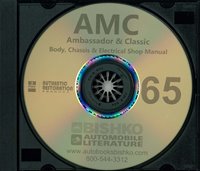 1965 AMC AMBASSADOR & CLASSIC Body, Chassis & Electrical Service Manual sample image