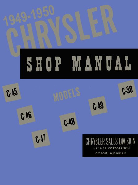1949–1950 Chrysler All Models Factory Shop Service Manual