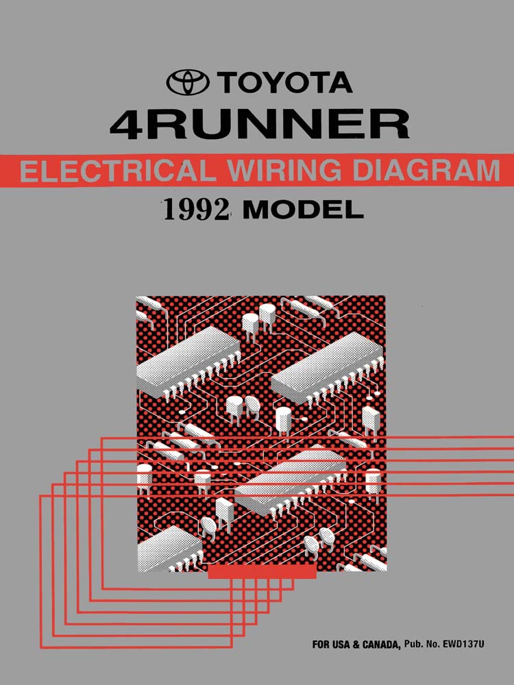 1992 Toyota 4Runner Wiring Diagrams Schematics Layout