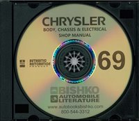 1969 CHRYSLER Body, Chassis & Electrical Service Manual sample image