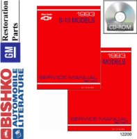 1993 Chevrolet S-10 Truck Shop Service Repair Manual PDF sample image
