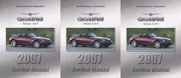 2007 Chrysler Crossfire Factory Shop Service Manual