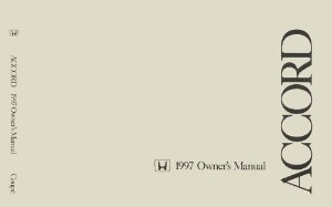 1997 Honda Accord Coupe Owner's Manual