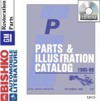 1985 1986 1987 1988 1989 Chevrolet P Chassis Truck Part Numbers Book PDF List sample image