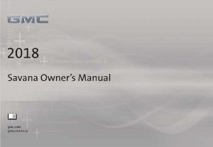 2018 GMC Savana Owner's Manual