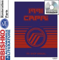 1991 Mercury Capri Shop Service Repair Manual PDF sample image