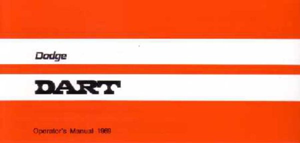 1969 Dodge Dart Owner's Manual