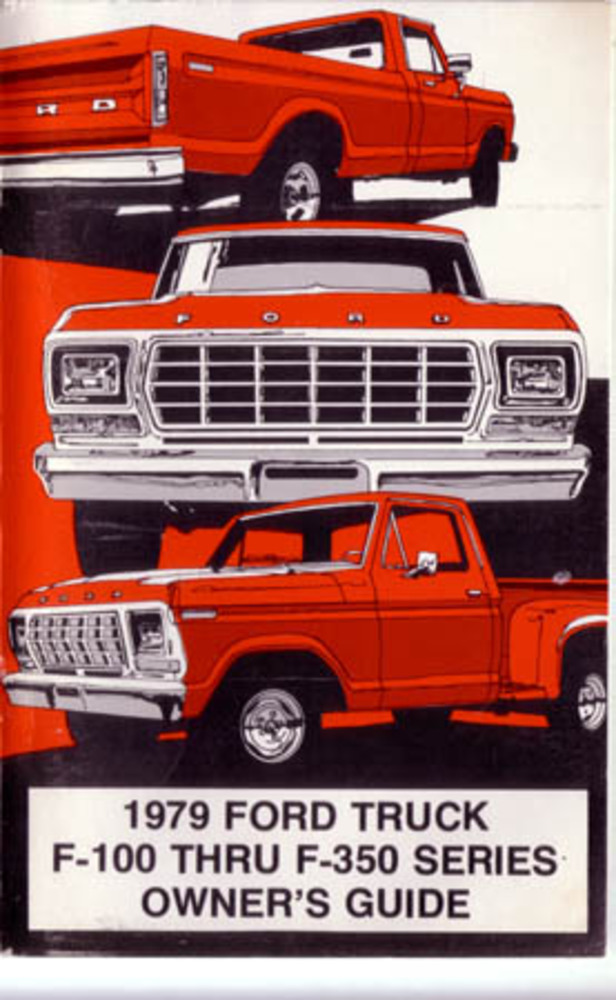 1979 Ford Truck Owners Manual User Guide
