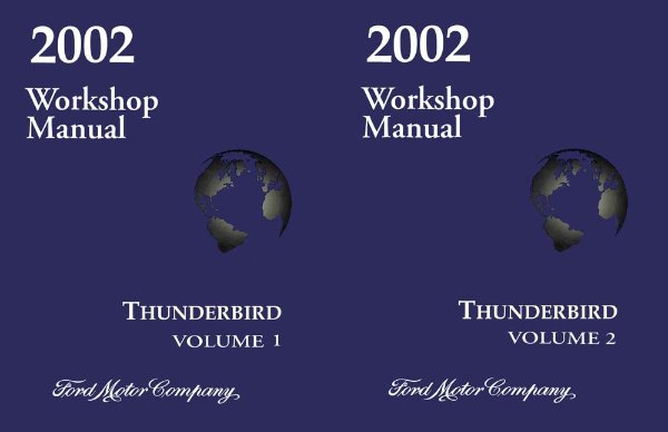 2002 Ford Thunderbird Factory Shop Service Manual
