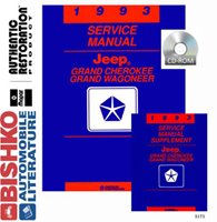 1993 JEEP GRAND CHEROKEE & GRAND WAGONEER Body, Chassis & Electrical Service Manual sample image
