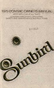 1979 Pontiac Sunbird Owner's Manual