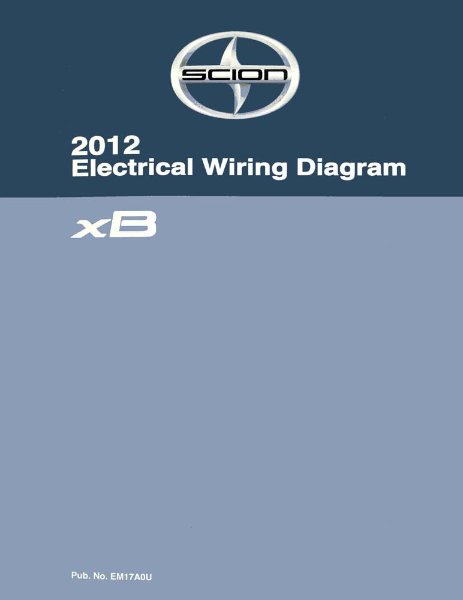 2012 Scion xB Wiring Diagrams Manual