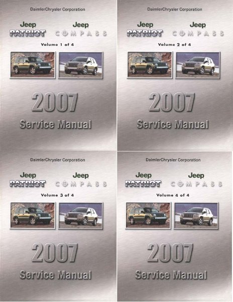 2007 Jeep Patriot, Compass Factory Shop Service Manual