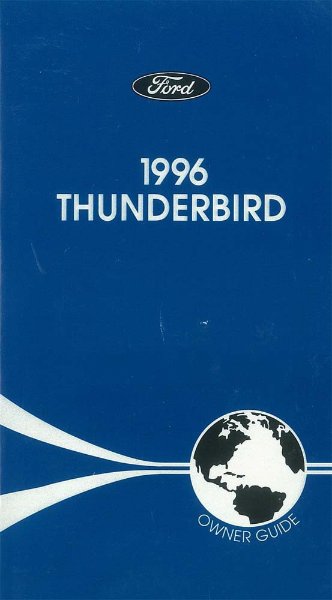 1996 Ford Thunderbird Owner's Manual