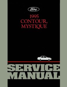 1995 Ford Contour, Mystique Factory Shop Service Manual