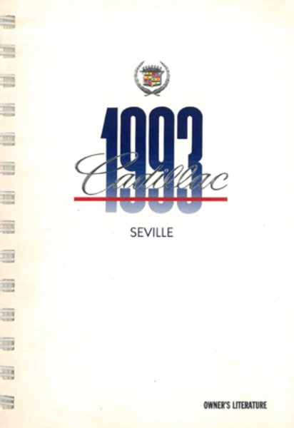 1993 Cadillac Seville Owner's Manual