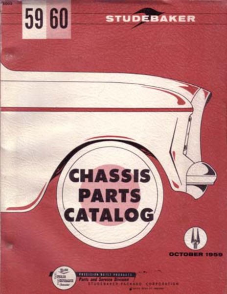 1959–1960 Studebaker All Models Parts Book