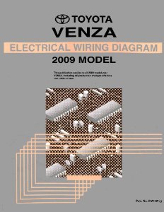 2009 Toyota Venza Wiring Diagrams Manual