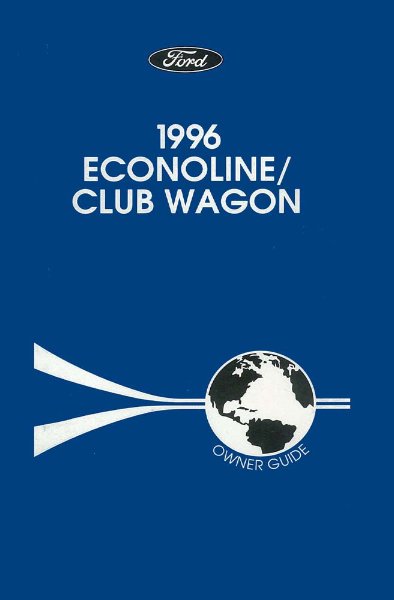 1996 Ford Econoline, Club Wagon Owner's Manual