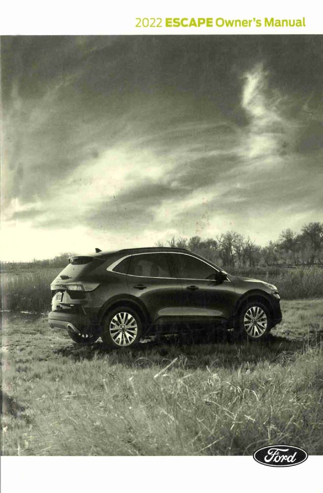 2022 Ford Escape Owner's Manual