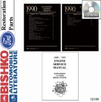 1990 Ford Light Duty Truck Service Manual PDF w/ 88-93 Diesel Supplement sample image