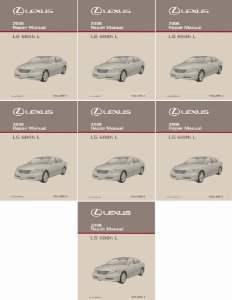 2008 Lexus LS 600h L Factory Shop Service Manual