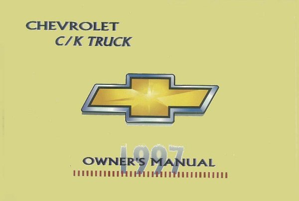 1997 Chevrolet Silverado 1500, Silverado 2500, Silverado 3500 Owner's Manual