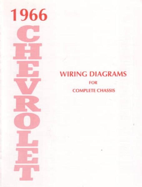 1966 Chevrolet Belaire, Caprice, Impala Wiring Diagrams Manual