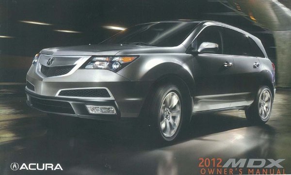 2012 Acura MDX Owner's Manual