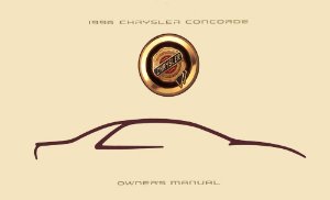 1996 Chrysler concord Owner's Manual