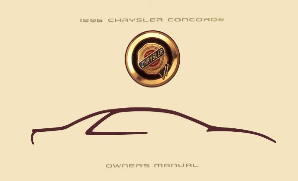 1996 Chrysler concord Owner's Manual