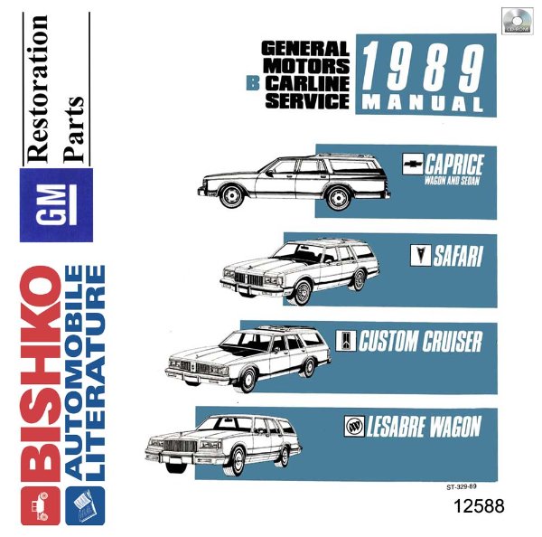 1989 Chevy Caprice LeSabre Custom Cruiser Safari Shop  Repair Manual PDF