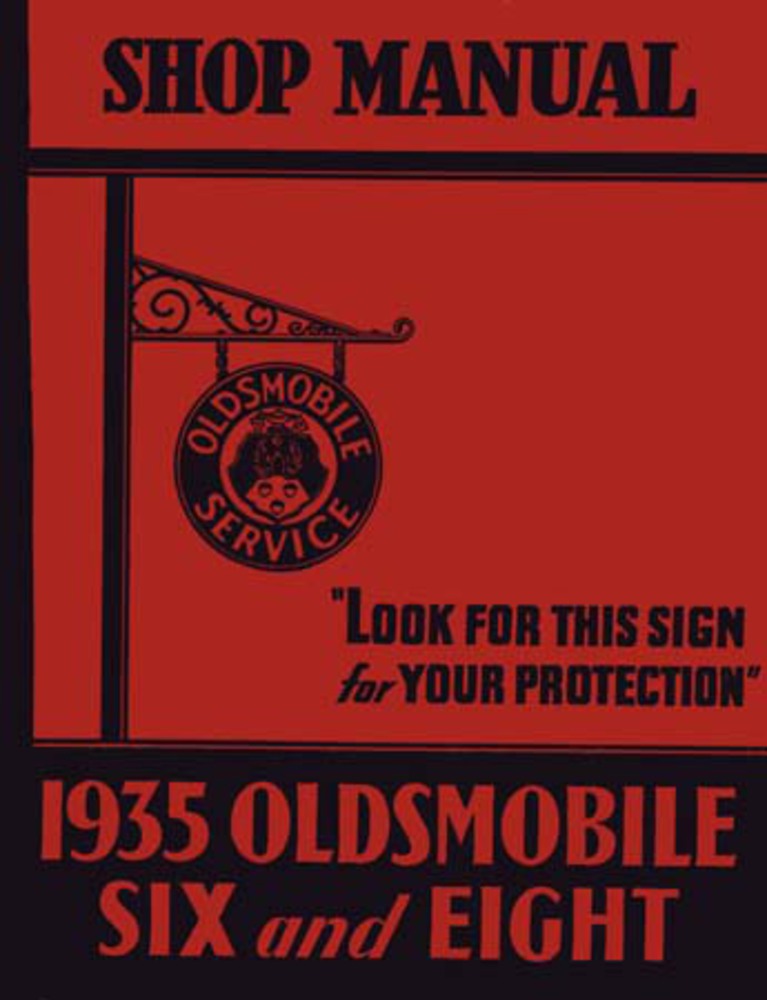 1935 Oldsmobile Six Eight Shop Service Repair Manual Book Engine Electrical OEM