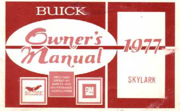1977 Buick Skylark Owner's Manual