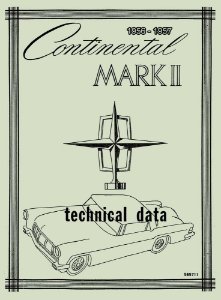 1956–1957 Lincoln Mark II Factory Shop Service Manual