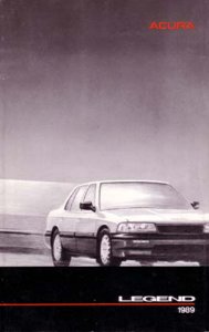 1989 Acura Legend Owner's Manual