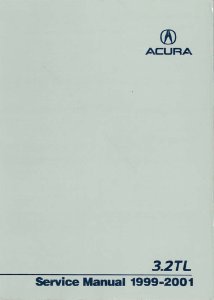1999–2001 Acura 3.2TL Factory Shop Service Manual