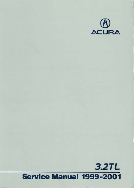1999–2001 Acura 3.2TL Factory Shop Service Manual