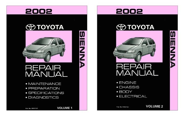 2002 Toyota Sienna Factory Shop Service Manual