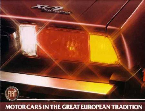 1981 Fiat X 1/9 Sales Brochure Literature Book Piece Advertisement Specs Options
