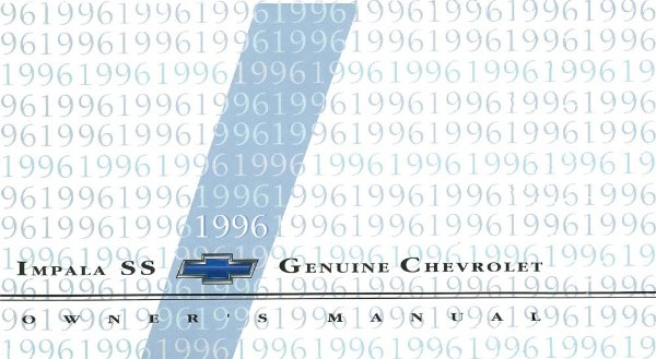 1996 Chevrolet Impala SS Owner's Manual
