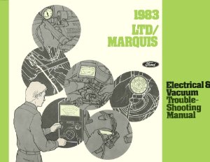 1983 Ford LTD, Marquis Wiring Diagrams Manual