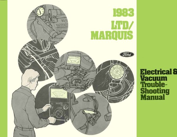 1983 Ford LTD, Marquis Wiring Diagrams Manual