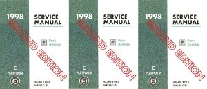 1998 Buick Park Avenue Factory Shop Service Manual